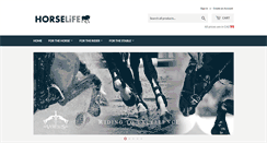 Desktop Screenshot of horselifecanada.com